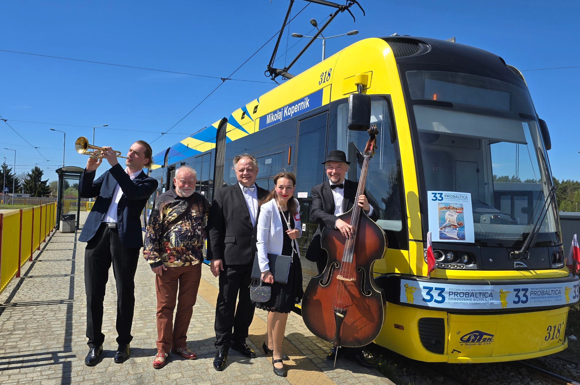 Muzyczny tramwaj Probaltiki - grafika