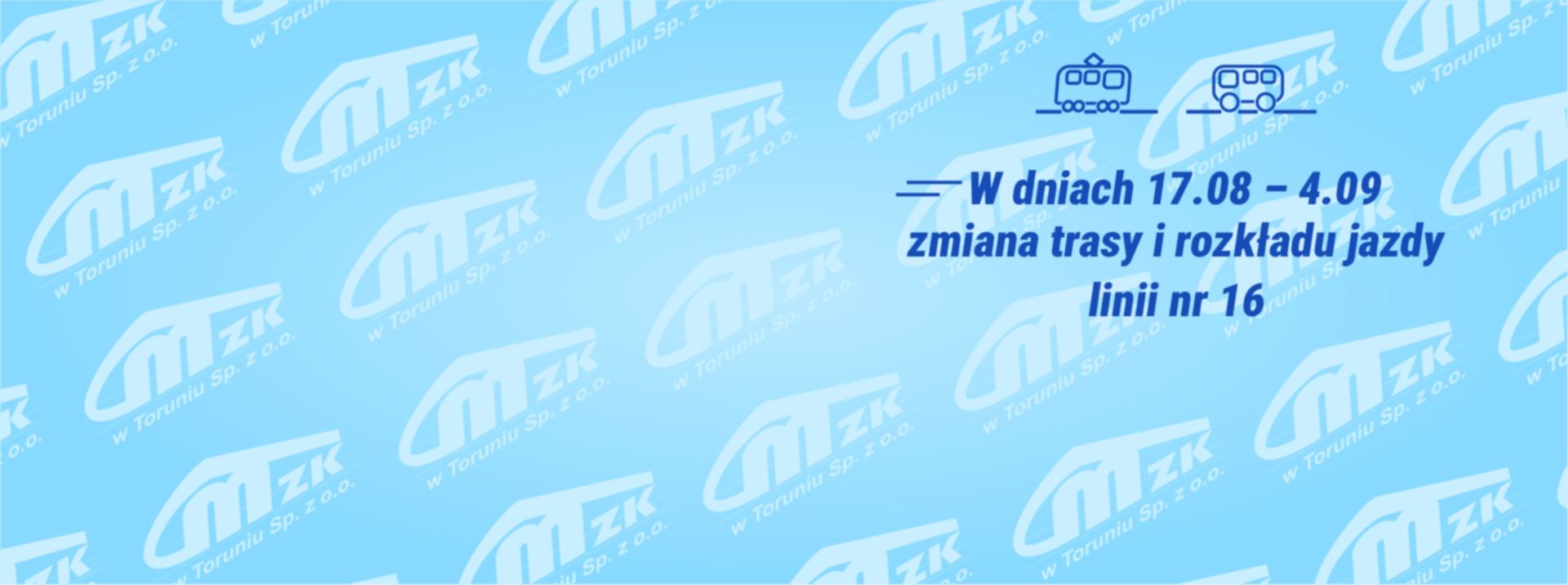Komunikat dla pasażerów - grafika