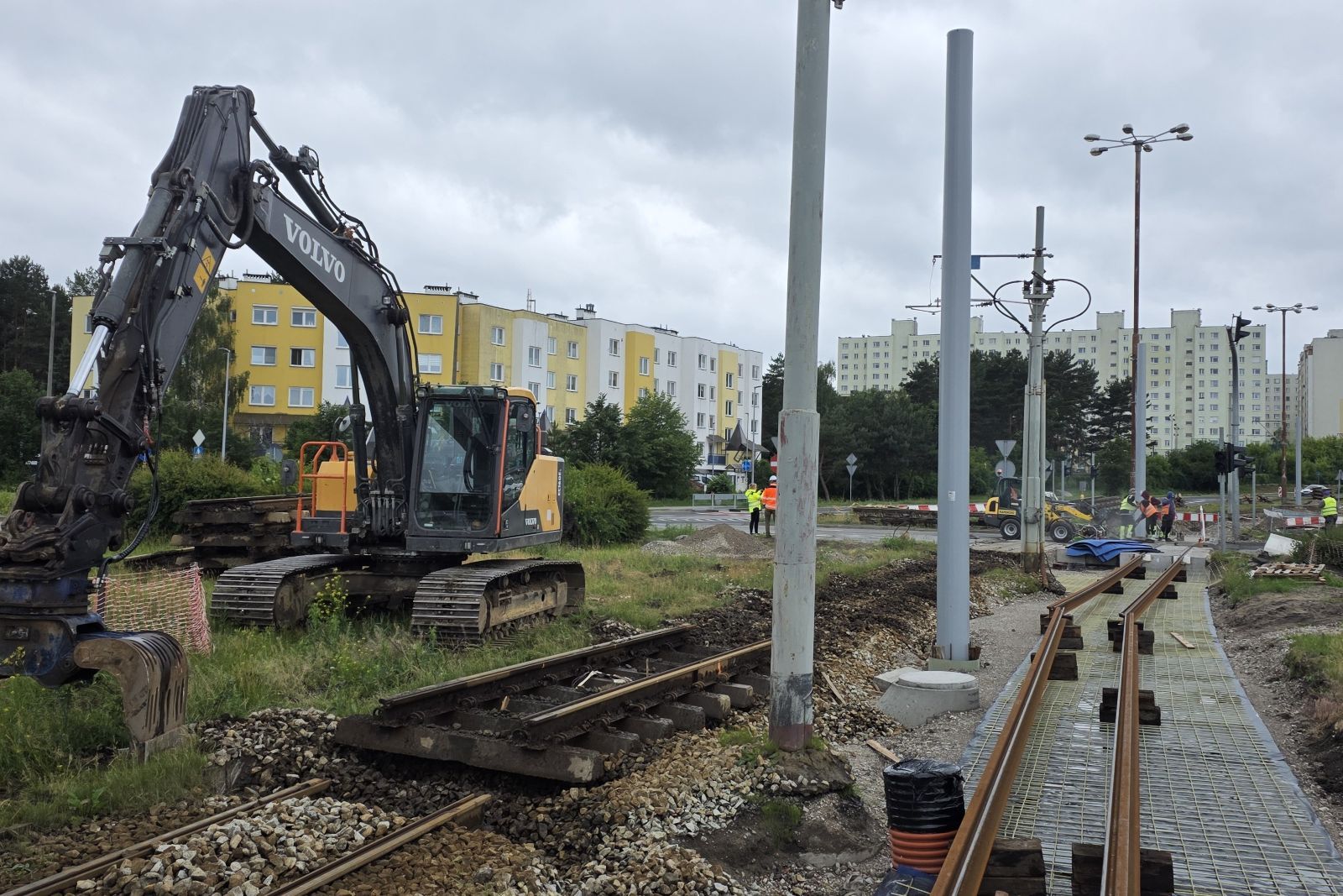 Modernizacja torowiska w Toruniu