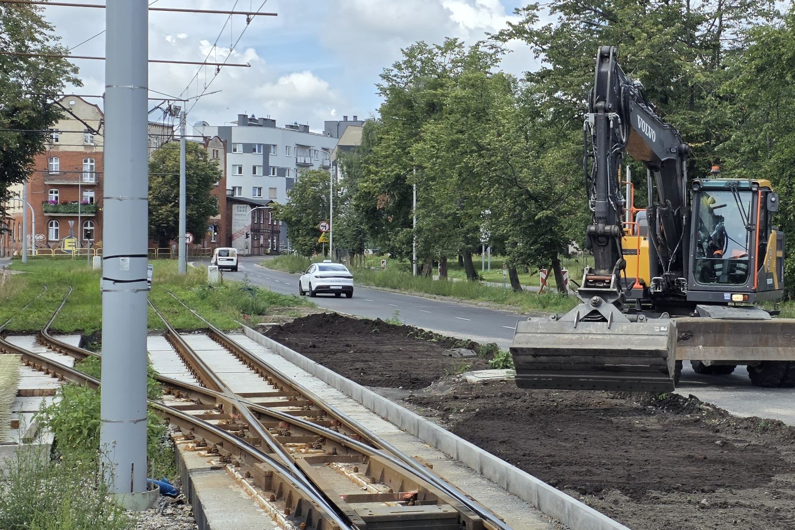 Modernizacja torowiska tramwajowego w Toruniu