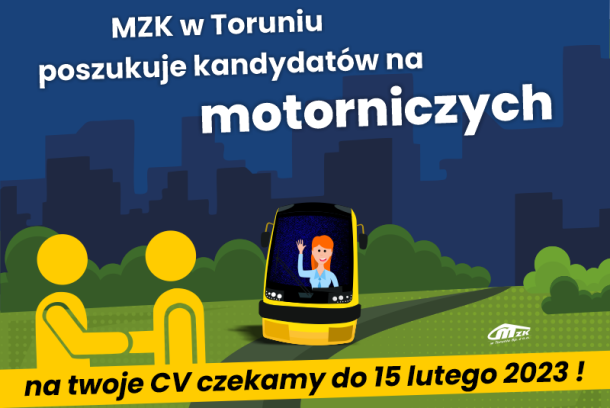 Baner zatrudnimy motorniczych