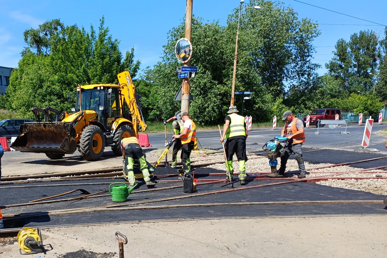 Prace remontowe na torowiski na ul. Wschodniej w Toruniu