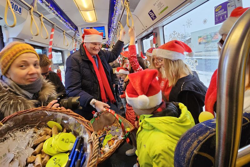 Świąteczny tramwaj