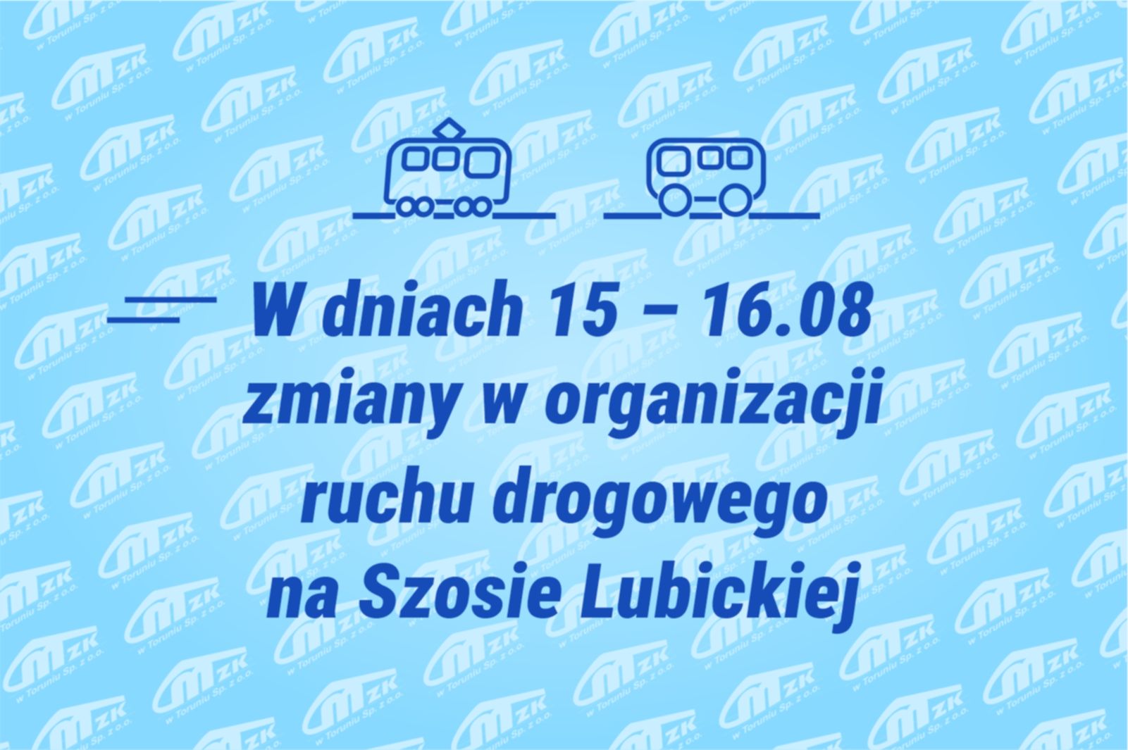 Komunikat dla kierowców - grafika
