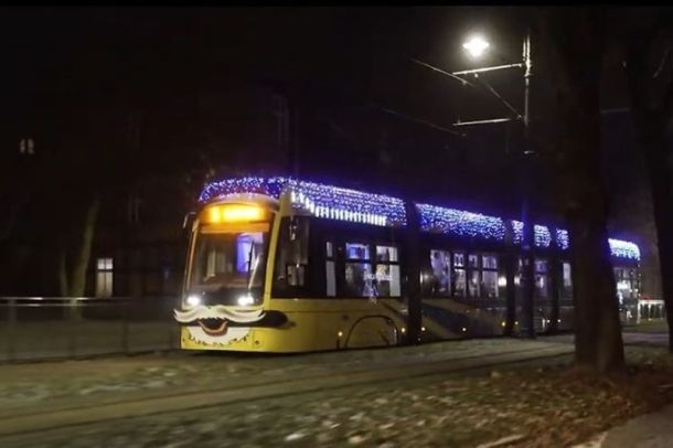 Świąteczny tramwaj