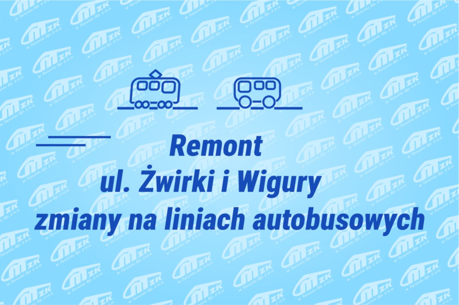 Komunikat dla pasażerów - grafika