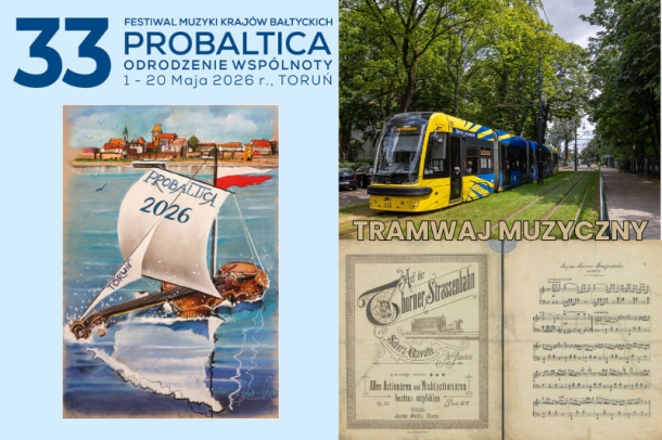 Muzyczny tramwaj Probaltiki - grafika