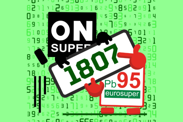 grafika z kodem rabatowym na stacji paliw 1807